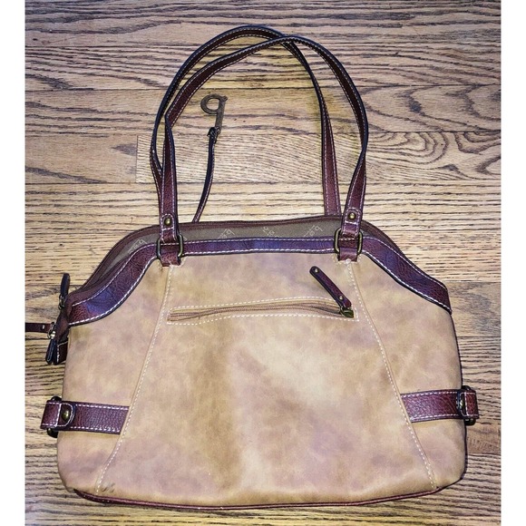 Gorgeous Vintage BOC Brown Faux Leather Purse Shoulder Bag BEAUTIFUL - Picture 7 of 9